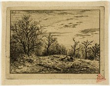 Landscape in Winter, 1846. Creator: Charles Emile Jacque.