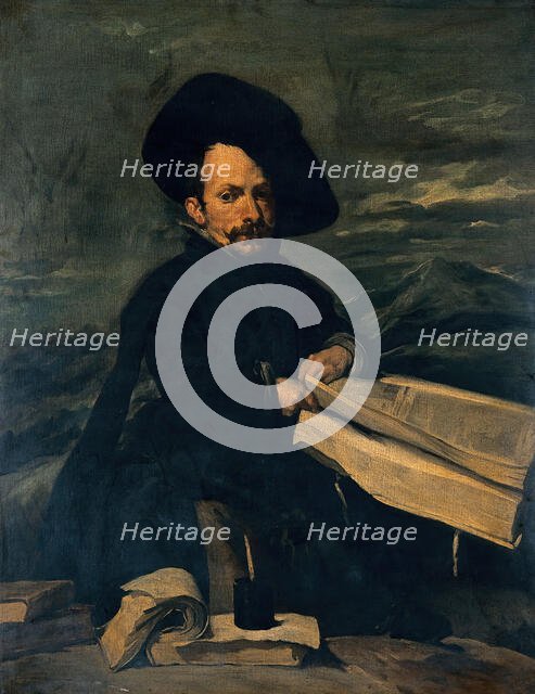 A dwarf at the court of King Philip IV of Spain. Creator: Diego Velasquez.