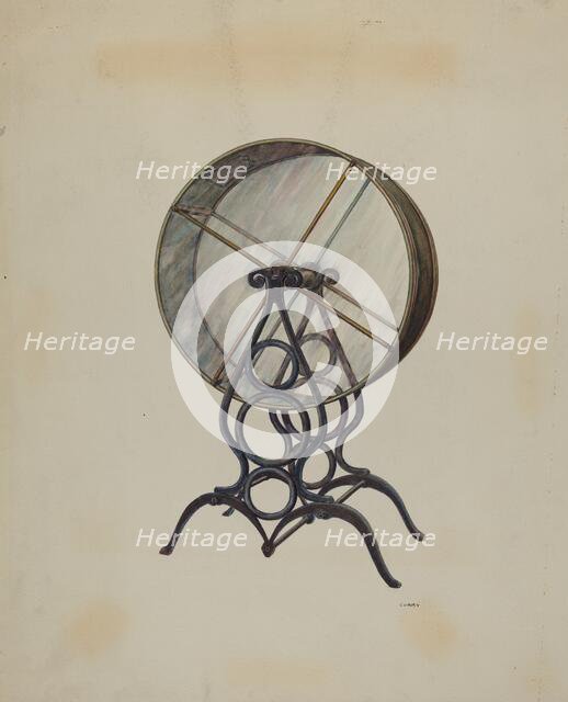 Lottery Wheel, c. 1938. Creator: Al Curry.