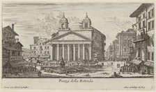 Piazza della Rotonda, 1640-1660. Creator: Israel Silvestre.