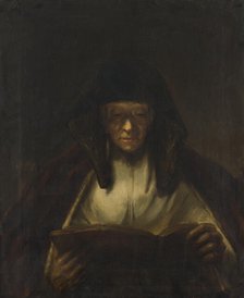 Reading old woman, 1795. Creator: Per Krafft the Younger.