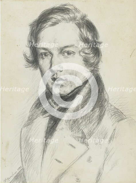 Robert Schumann (1810-1856), 1836. Artist: Mannheim, F. (active 1830s)