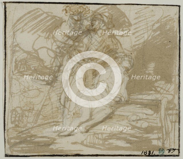 Abraham's sacrifice. Creator: Gerbrand van den Eeckhout.