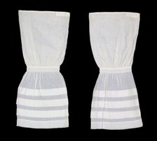 Undersleeves, American, ca. 1855. Creator: Unknown.