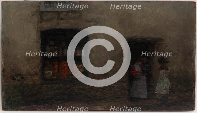 An Orange Note: Sweet Shop, 1883 or 1884. Creator: James Abbott McNeill Whistler.