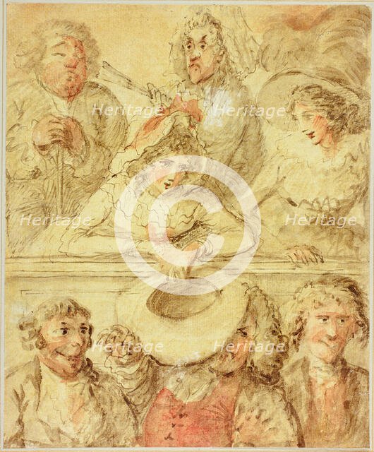 In the Gallery, n.d. Creator: Henry William Bunbury.