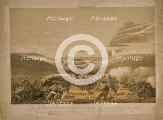 The Siege of Sevastopol, 1854. Artist: Biddulph, Sir Michael Anthony Shrapnel (1823-1904)