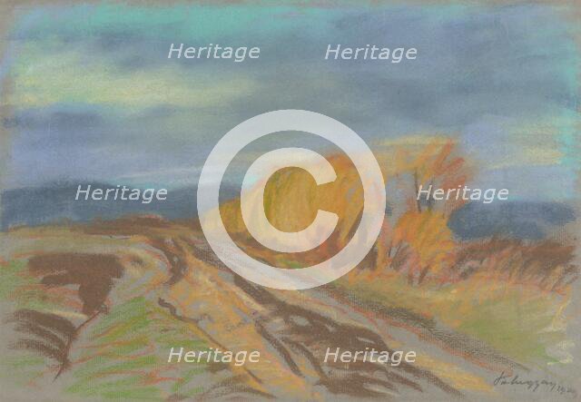 Autumn motif, 1929. Creator: Zolo Palugyay.