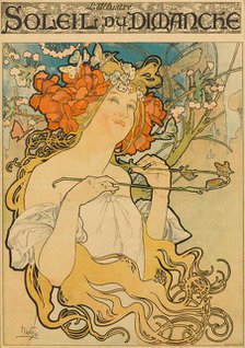 Soleil du Dimanche, 1897. Creator: Mucha, Alfons Marie (1860-1939).