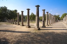 The palaestra at Olympia, Greece. Artist: Samuel Magal