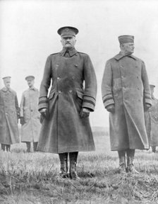John Pershing and Hunter Liggett, American First World War generals, March 1918. Artist: Unknown