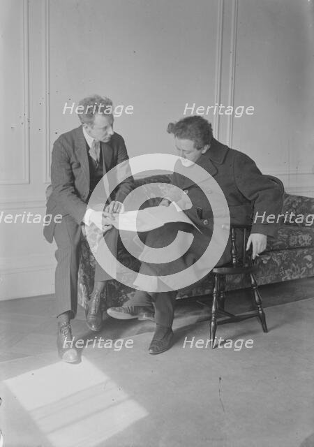 Stokowski & H. Kindler, 1918. Creator: Bain News Service.