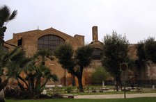 Exterior of Baths of Diocletian, National Roman Museum, Rome, Italy, 2009. Creator: LTL.