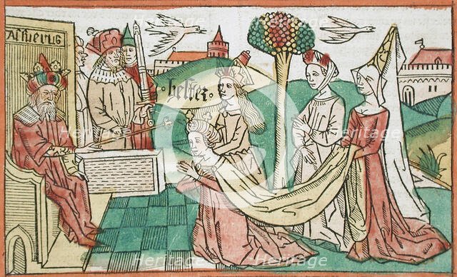 Esther Before King Ahasureus, c1470. Creator: Unknown.