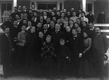 Carlisle Indian School, Carlisle, Pa. Faculty(?) in a group, 1901. Creator: Frances Benjamin Johnston.