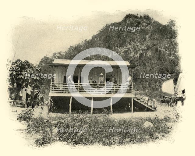 "Journal" Headquarters, Daiquiri', Spanish-American War, June 1898, (1899).  Creator: Burr McIntosh.