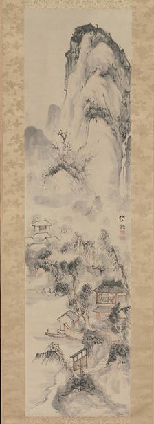 Landscape, 18th century. Creator: Kushiro Unsen.