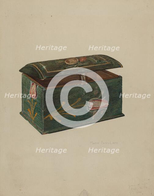 Trinket Box, 1939. Creator: Marie Famularo.