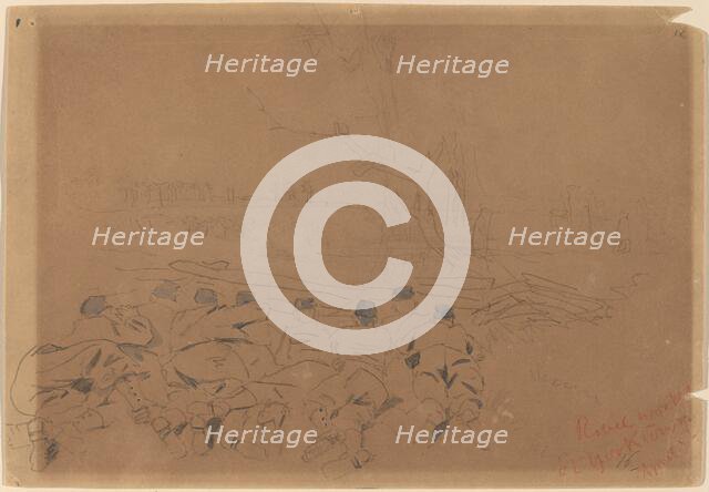 Rebel Works at Yorktown, 1862. Creator: Winslow Homer.