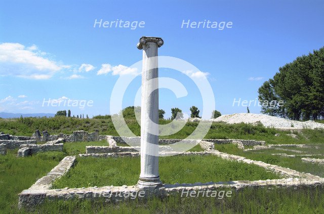 The Villa of Dionysus, Dion, Greece. Artist: Samuel Magal