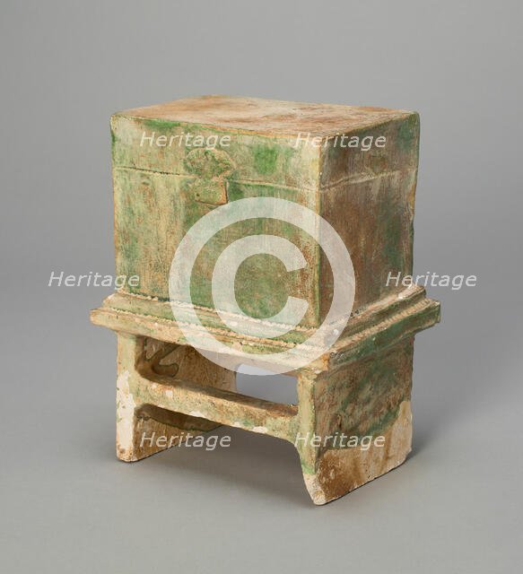 Miniature Box on a Stand (Mingqi), Ming dynasty (1368-1644). Creator: Unknown.