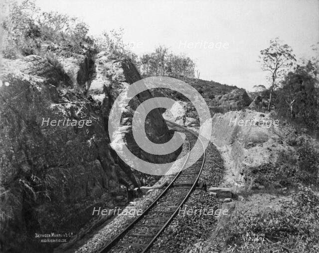 Toowoomba Range between Murphy's Creek and Highfields, c1894. Creator: Poul C Poulsen.