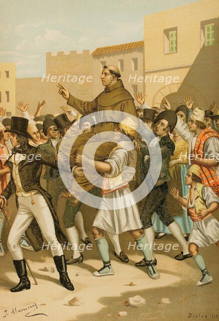 War of Independence, (1808-1814): Revolution of Valencia in 1808 (23 May to 28 October 1808), 1893.  Creator: Juan Alaminos.