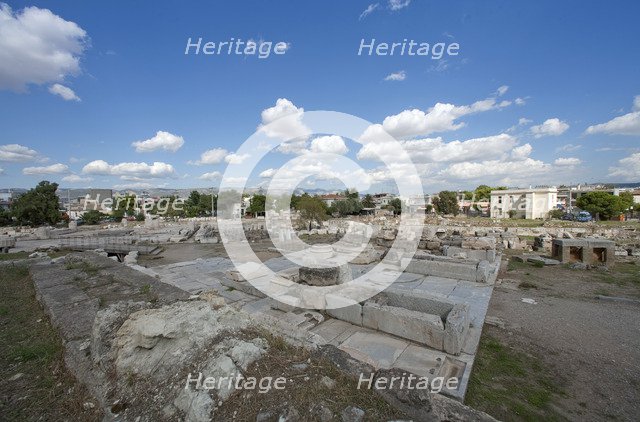 The Lesser Propylaea, Eleusis, Greece. Artist: Samuel Magal