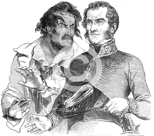 H.M. Tahitian Consul, Mr. Pritchard...receiving the petition of a native chief, 1844.  Creator: Unknown.