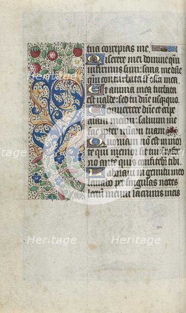 Book of Hours (Use of Rouen): fol. 80v, c. 1470. Creator: Master of the Geneva Latini (French, active Rouen, 1460-80).