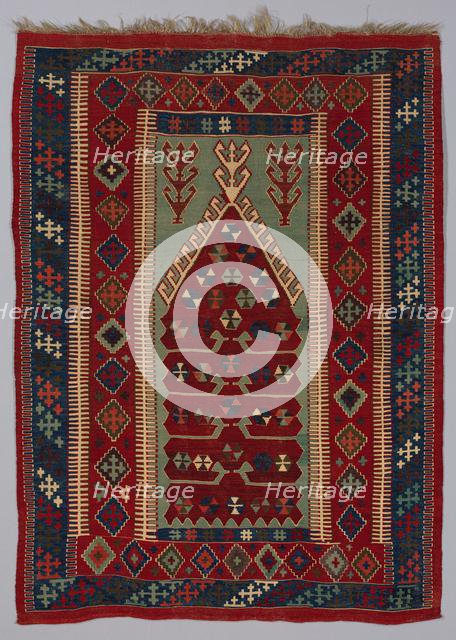 Carpet (Kilim), late 19th-early 20th century. Creator: Unknown.