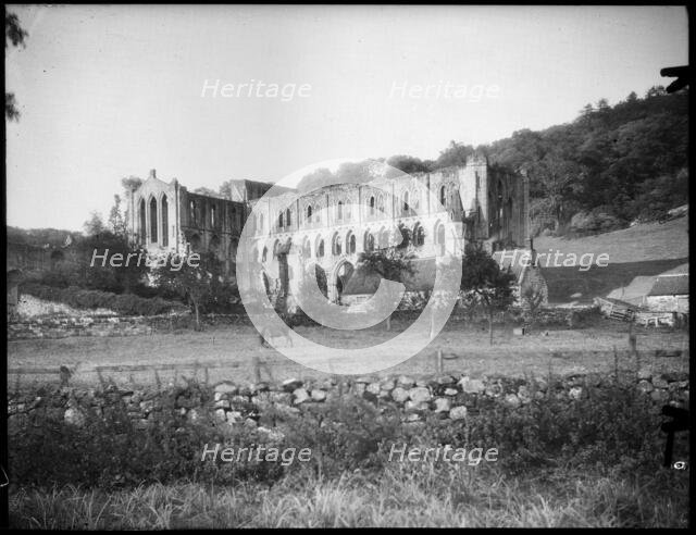 Rievaulx Abbey, Rievaulx, Ryedale, North Yorkshire, 1924-1929. Creator: Marjory L Wight.