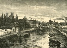 'York, from the Ouse', 1898. Creator: Unknown.