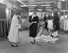 Ladies' clothing department, Barnsley Co-op, South Yorkshire, 1957. Artist: Michael Walters