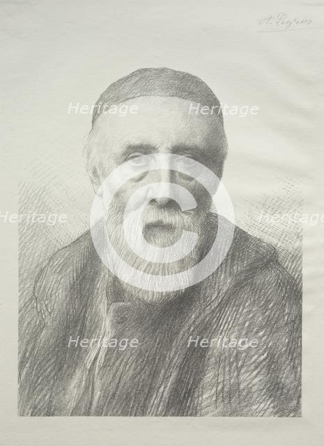 Portrait of George Frederic Watts (2nd Plate). Creator: Alphonse Legros (French, 1837-1911).