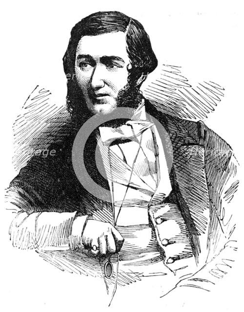 Viscount Ebrington, M.P. for Marylebone - from a daguerreotype by Claudet, 1854. Creator: Unknown.