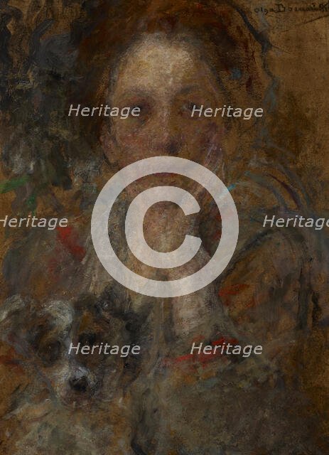 Portrait of Helena Zielinska, c1925. Creator: Olga Boznanska.