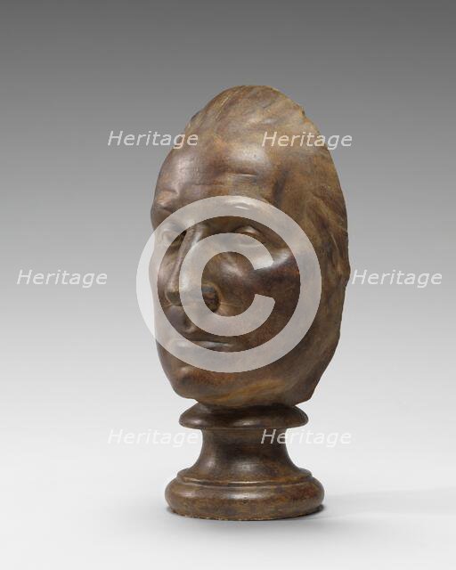 Mask of George Washington, model 1785, cast possibly by 1849. Creator: Unknown.