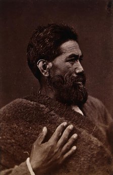 New Zealand: a Maori man, c1840s. Creator: Unknown.