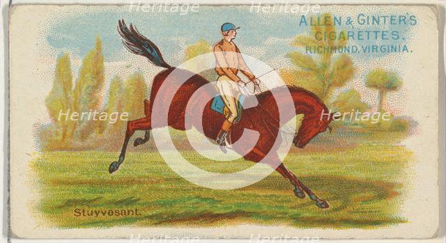 Stuyvesant, from The World's Racers series (N32) for Allen & Ginter Cigarettes, 1888. Creator: Allen & Ginter.