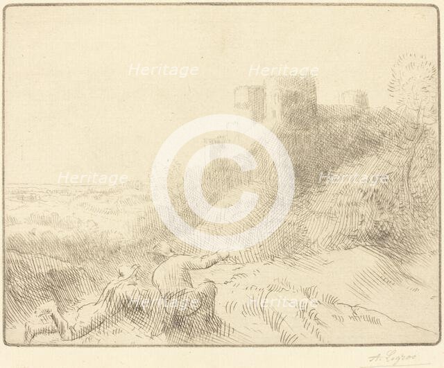 Old Chateau (Un vieux chateau). Creator: Alphonse Legros.