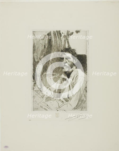 August Saint Gaudens I, 1898. Creator: Anders Leonard Zorn.