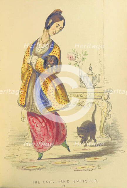 The Lady Jane Spinster, 1852. Creator: W. S. Reed.