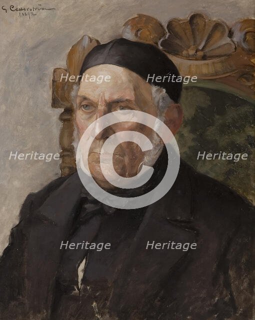 Karl Emanuel Cederström, 1804-1892, 1892. Creator: Gustaf Cederström.