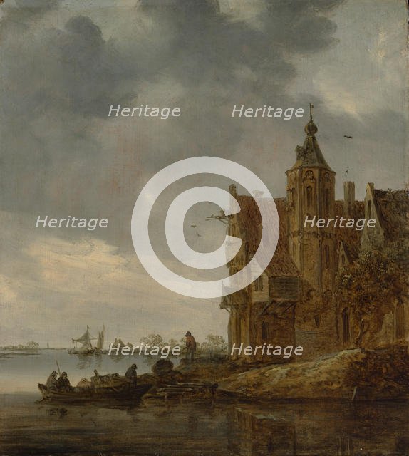 Country House near the Water, 1646. Creator: Jan van Goyen.