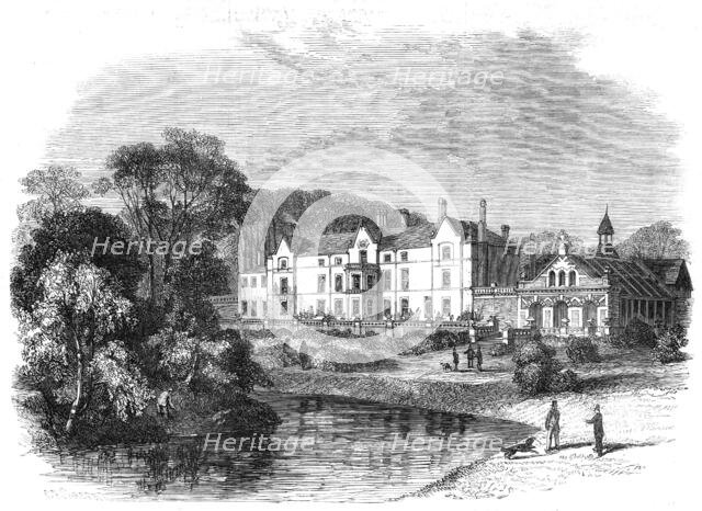 Sandringham Hall, Norfolk, the hunting-box of His Royal Highness the Prince of Wales, 1862. Creator: Unknown.