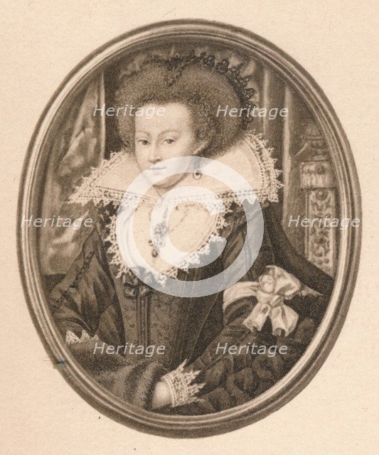 'Catherine Carey, Countess of Nottingham', c16th century, (1904). Artist: Isaac Oliver I.