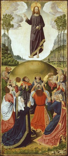 Altarpiece from Thuison-les-Abbeville: The Ascension, 1490/1500. Creator: Unknown.