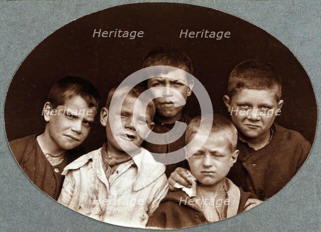 St Mary's Hospital, Plaistow: children from Plaistow, 1904. Creator: Unknown.