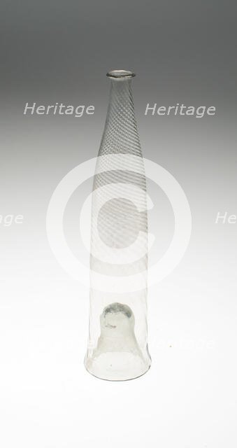 Bottle, England, 18th century. Creator: Unknown.